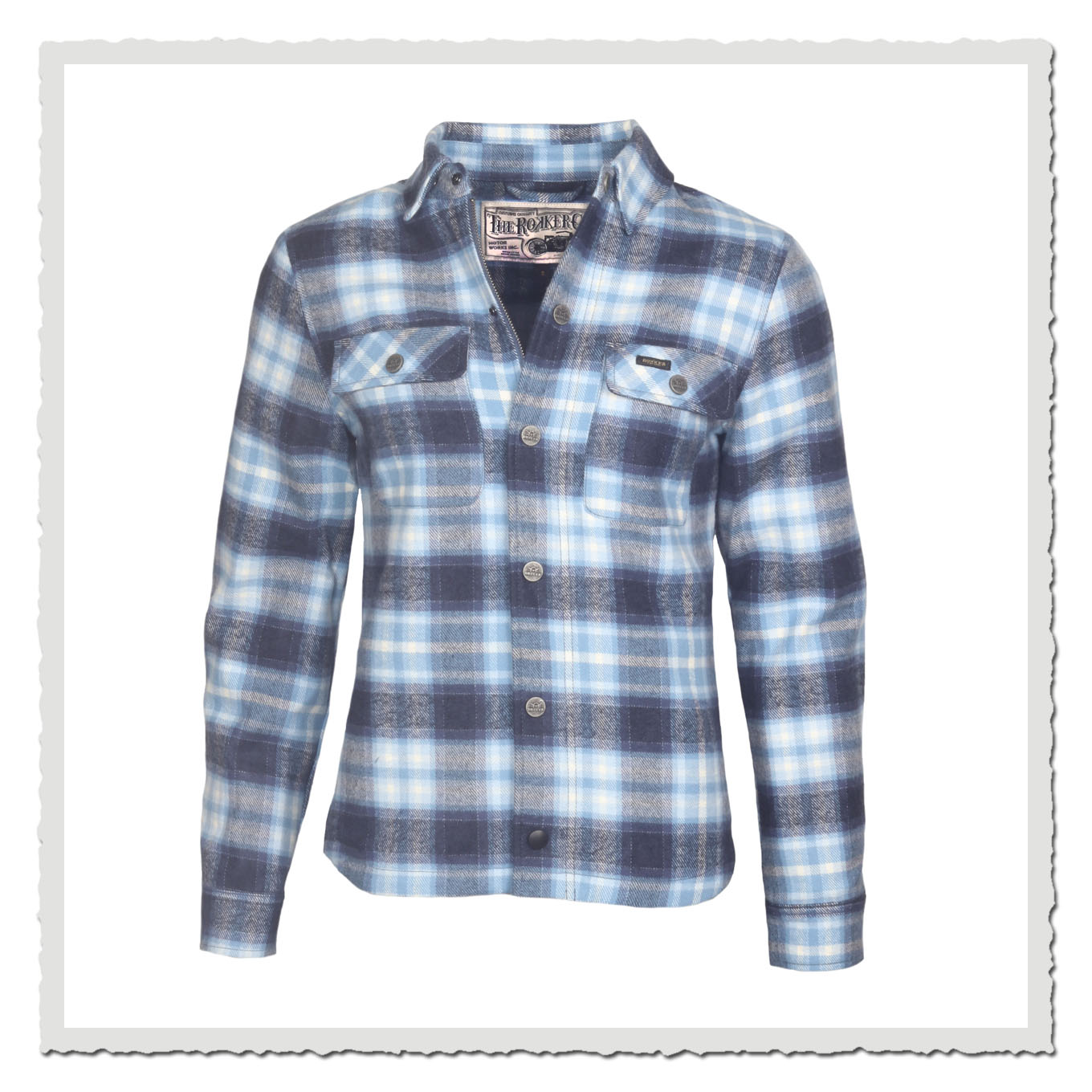 Rokker Seattle Rider Shirt Lady blue